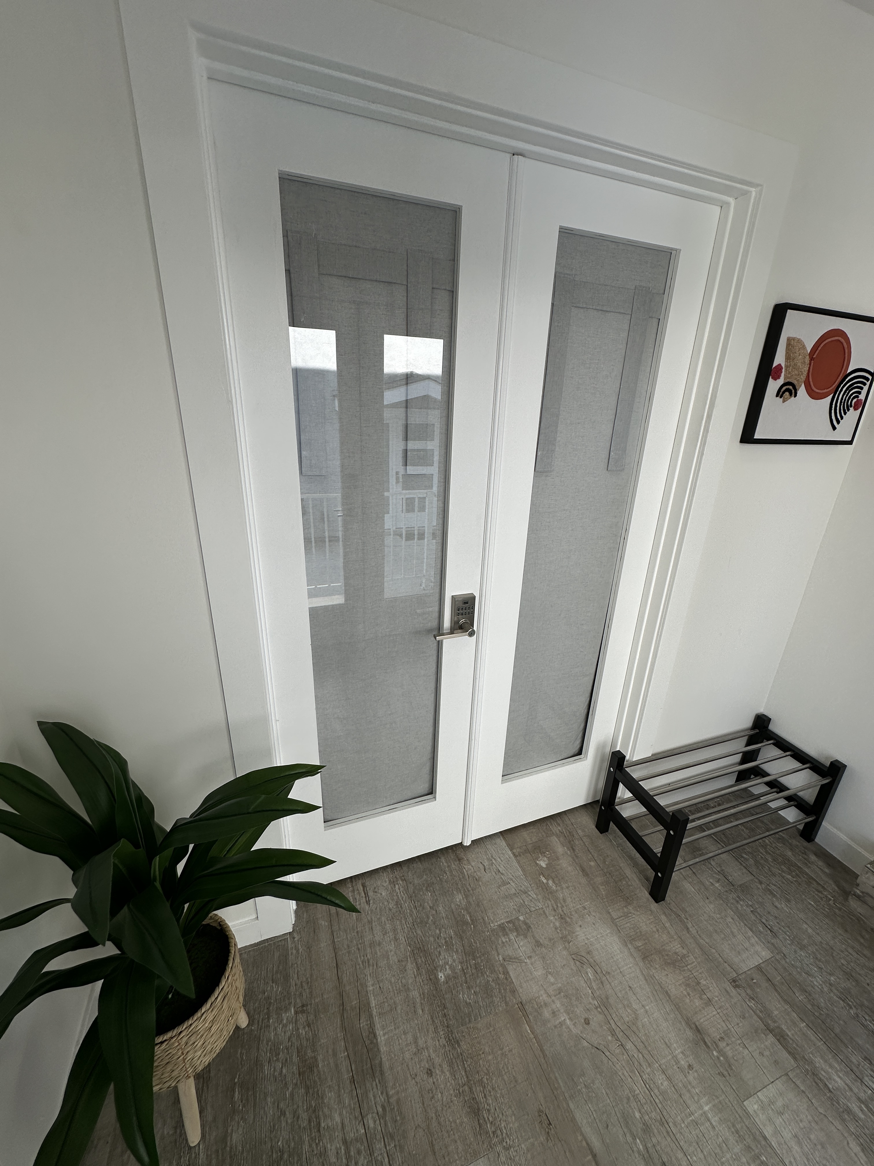 Rear french door